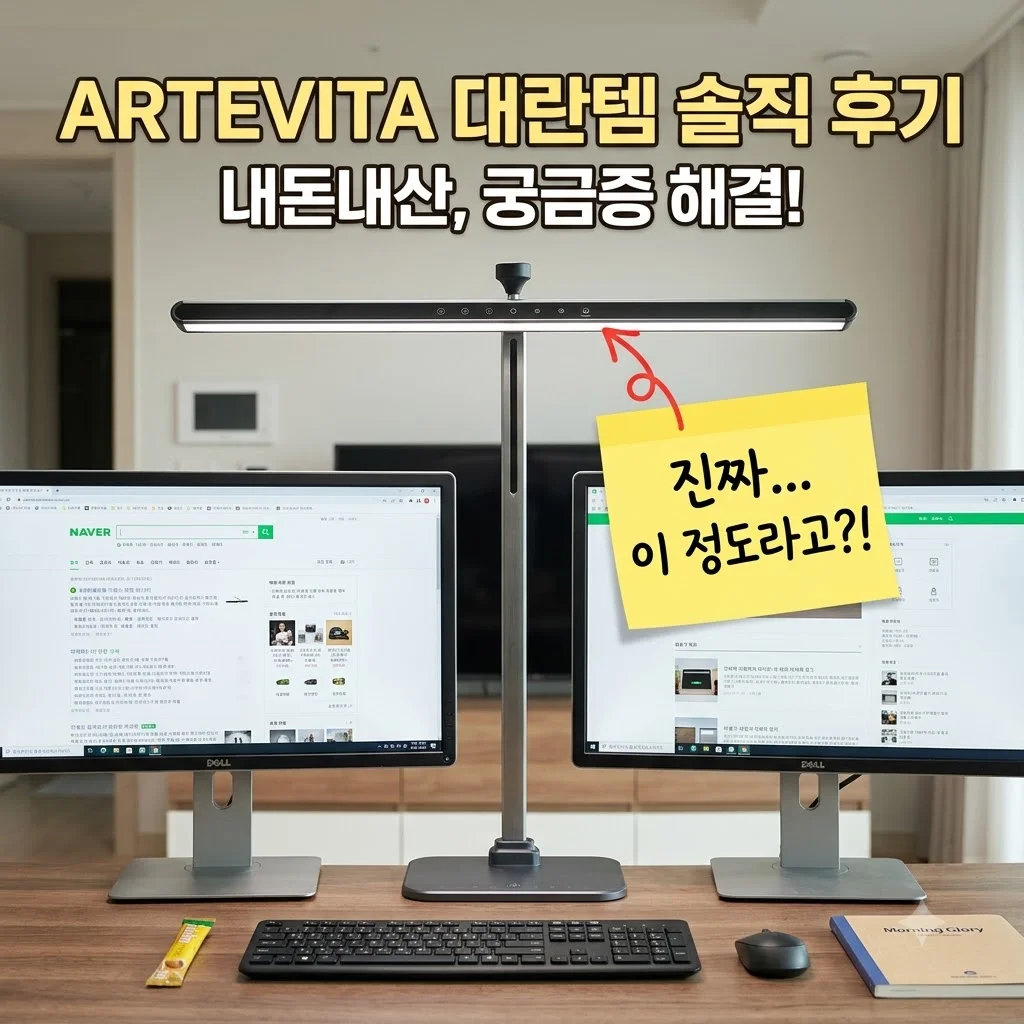 ARTEVITA 프리미엄 LED스탠드 대란템 내돈내산 솔직 후기