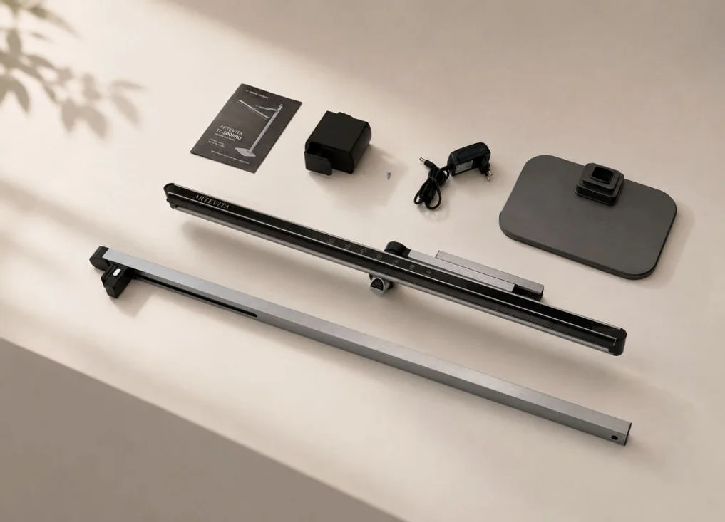 ARTEVITA (아르테비타) 프리미엄 LED스탠드 TI-5000 PRO 800mm 와이드 상세 이미지 5