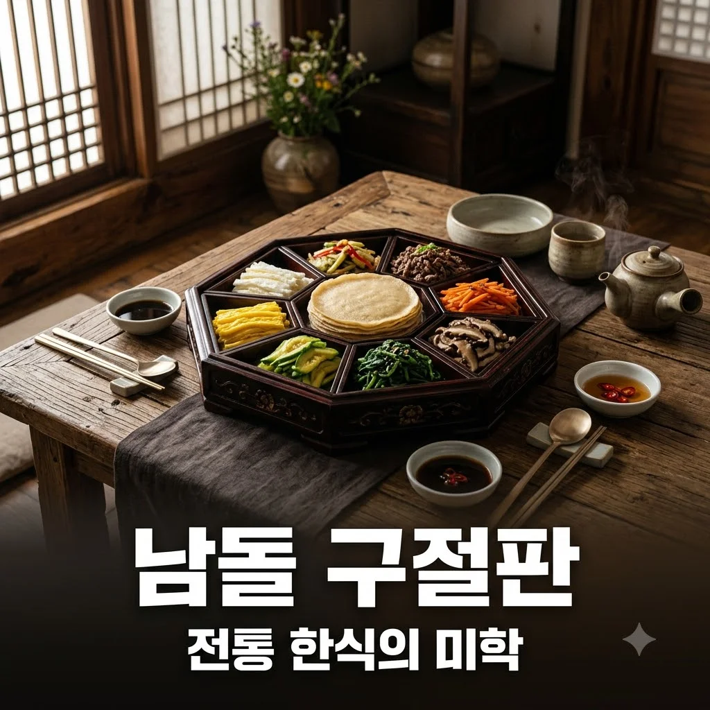 남돌 구절판 전통 한식 파티 요리 매력과 구성 레시피