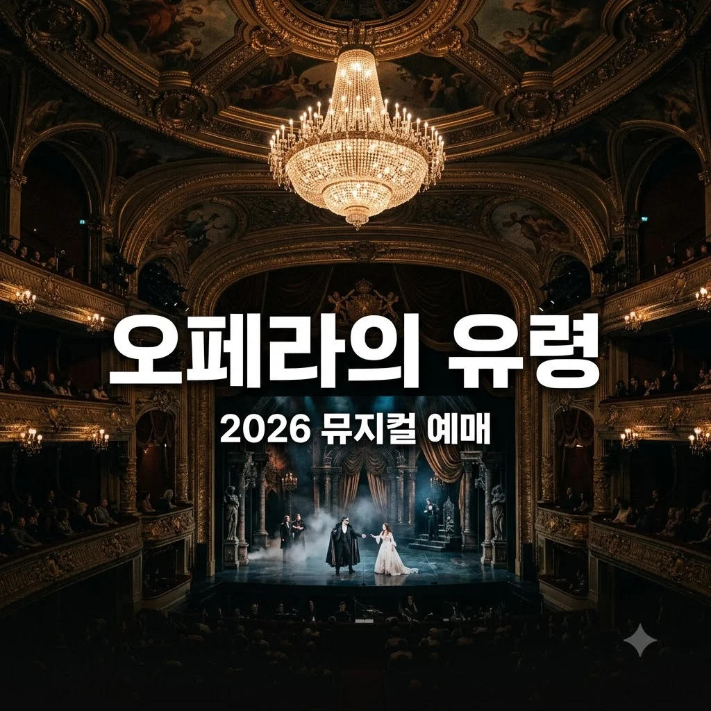 오페라의 유령 뮤지컬 2026 티켓 예매 일정 및 관람 안내
