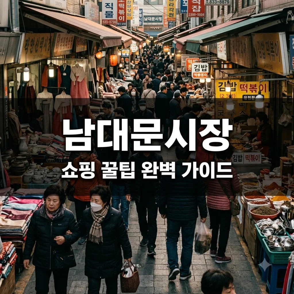 남대문시장 쇼핑 꿀팁과 꼭 사야 할 추천 품목 완벽 가이드