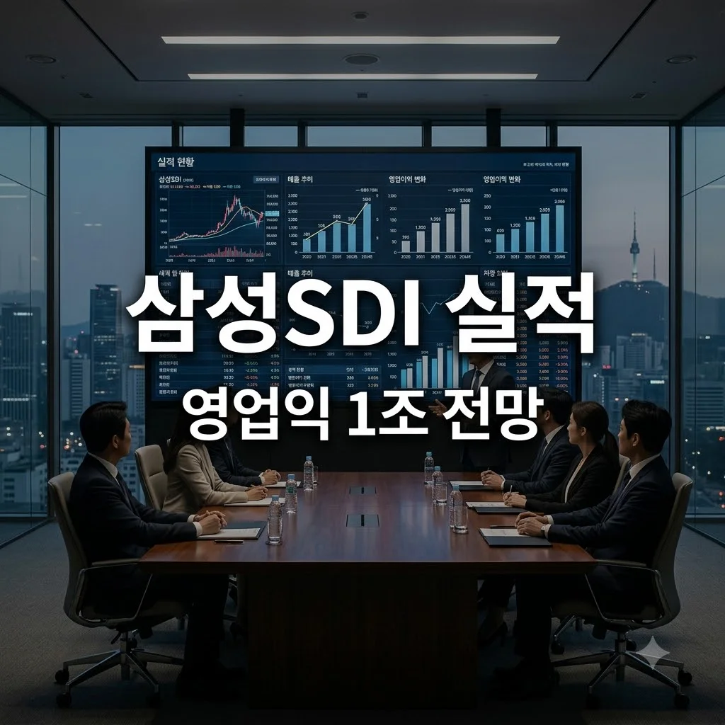 삼성SDI 3분기 실적 기대감 속 내년 영업익 1조 전망 분석