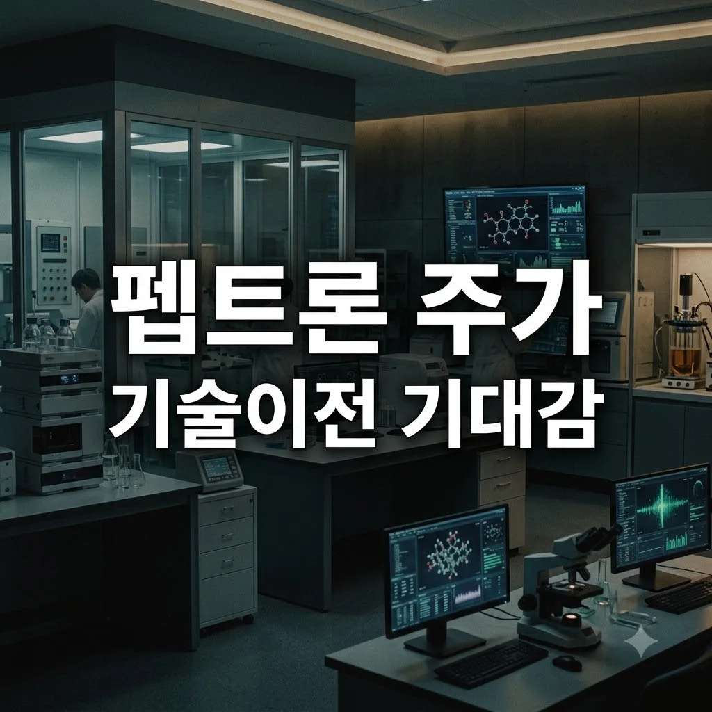 펩트론 주가 전망 지속형 비만치료제 기술이전 기대감 정리
