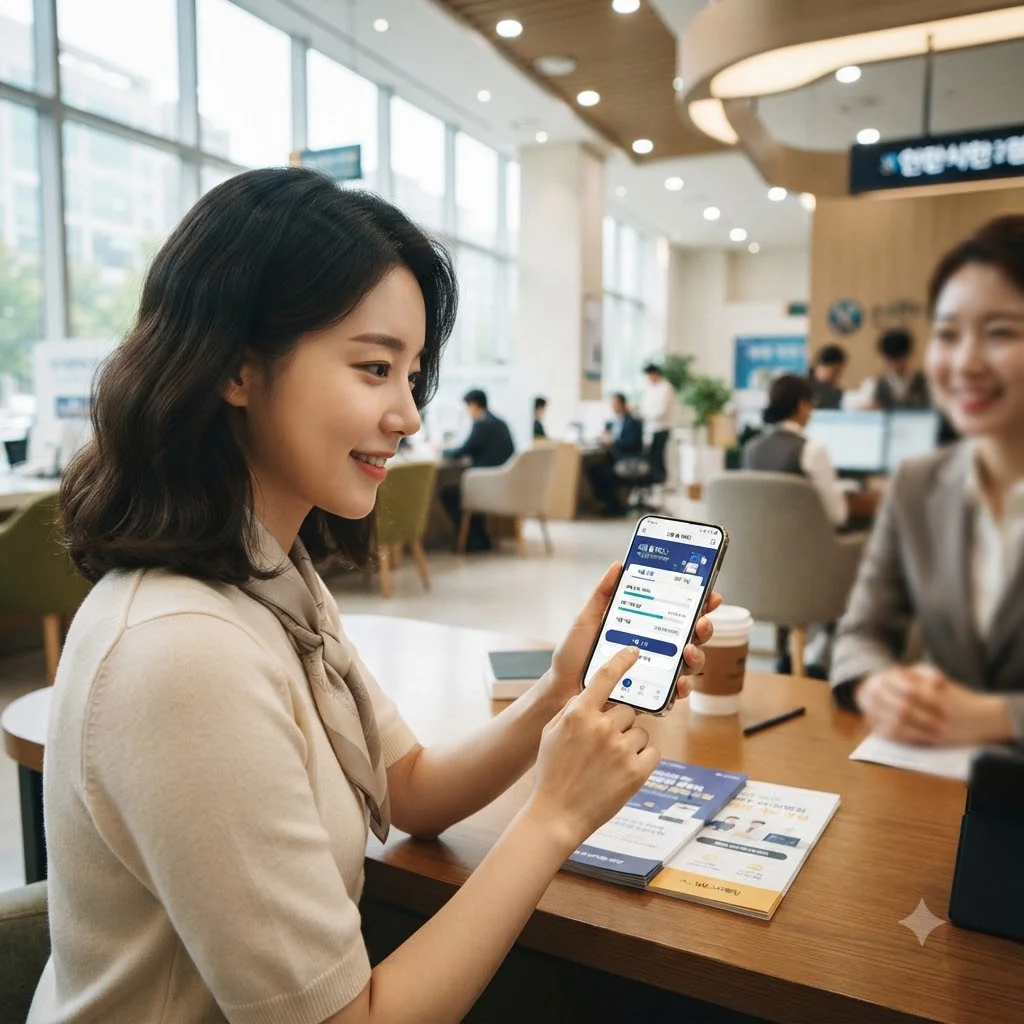 온오프라인 청년미래적금 신청 절차 4단계