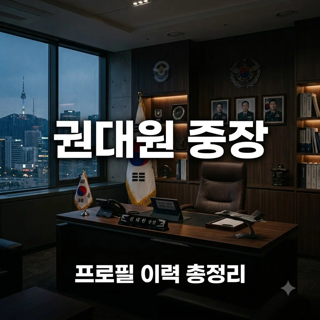 권대원 중장 프로필 군력 이력 학력 고향 주요 보직 총정리