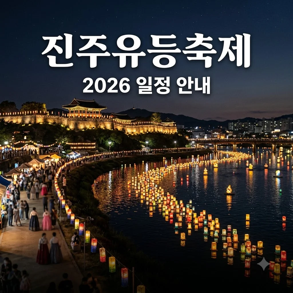 2026 진주 유등축제 일정과 주차장 명소 완벽 가이드