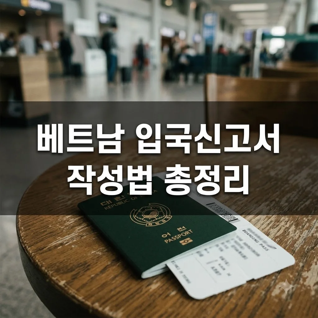 베트남 입국신고서 작성법 면제 여부부터 서류 준비까지 완벽 가이드