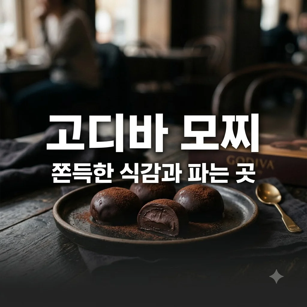 고디바 모찌 쫀득한 식감과 파는 곳 가격 총정리