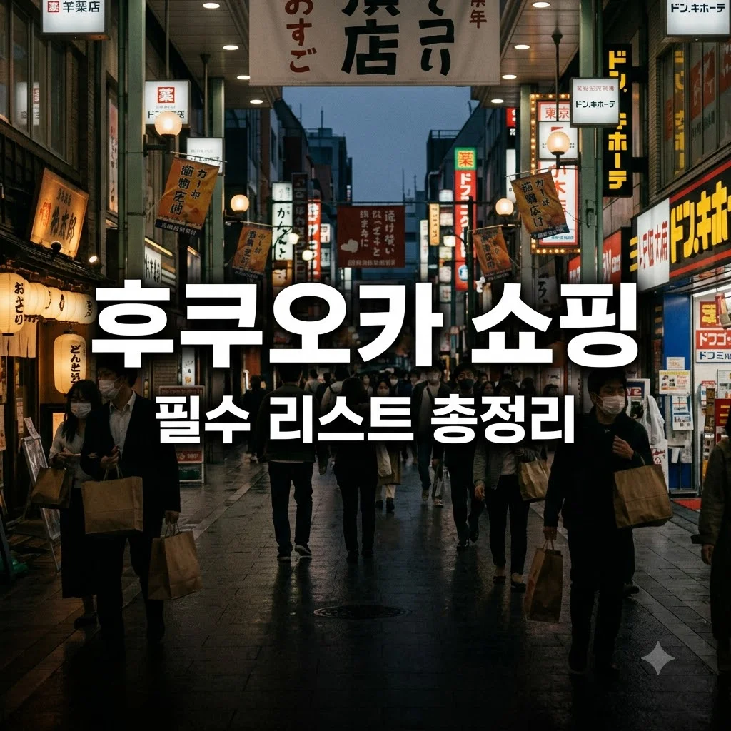 후쿠오카 쇼핑 리스트 추천 캐널시티 텐진 가이드
