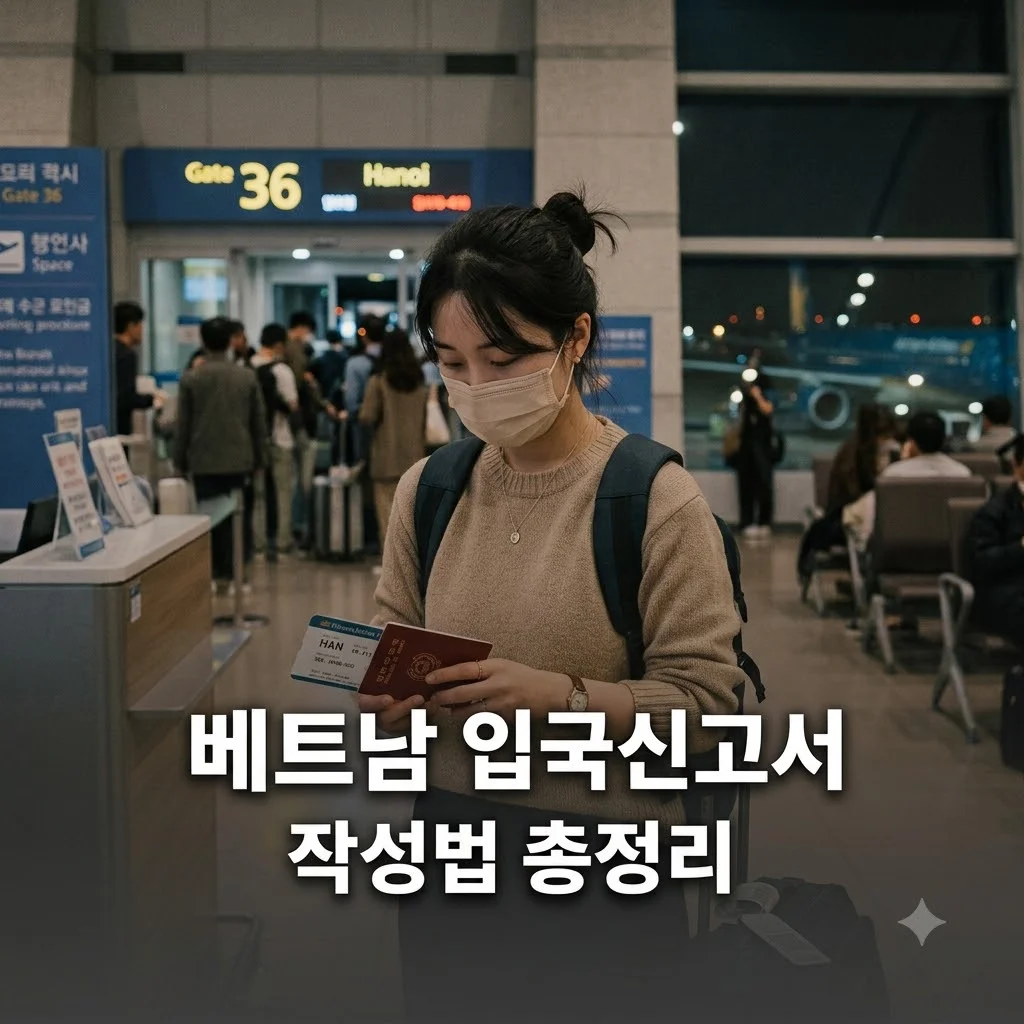 베트남 입국신고서 작성법 및 세관 신고 최신 가이드