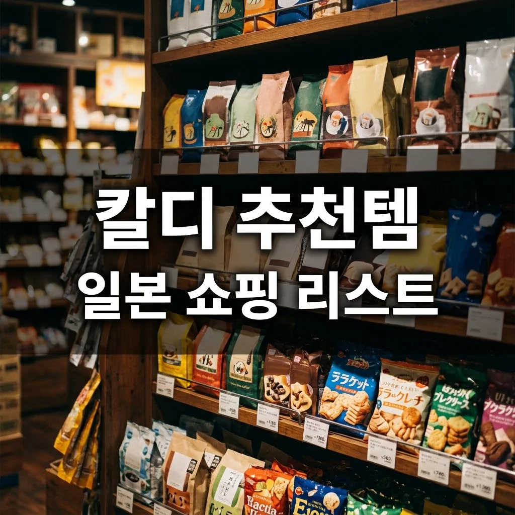 칼디 추천템 베스트 5, 일본 여행 필수 쇼핑 리스트 공개