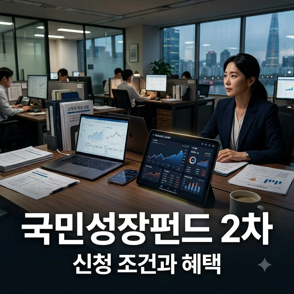 국민성장펀드 2차 신청 방법과 조건, 최대 지원 혜택 정리