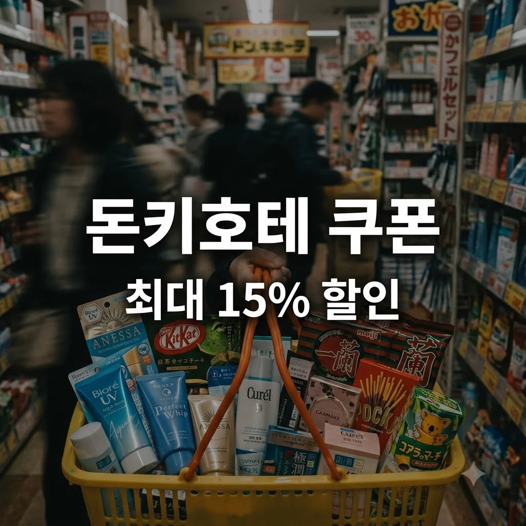 돈키호테 쿠폰 할인 받는 법 및 면세 혜택 총정리