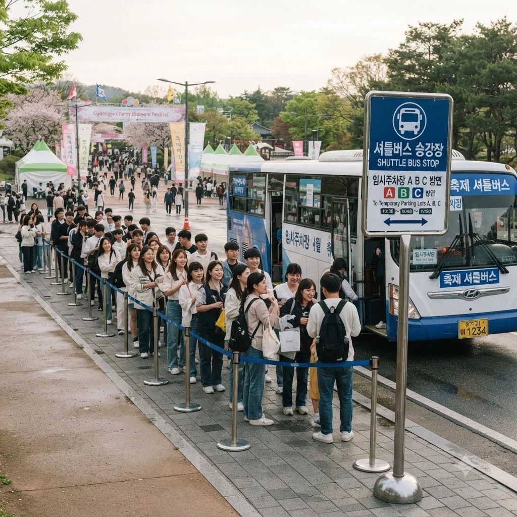 주차 및 셔틀버스 이용 가이드