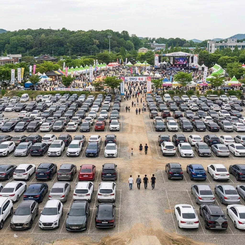 축제장 방문 시 꼭 알아두어야 할 주차 팁