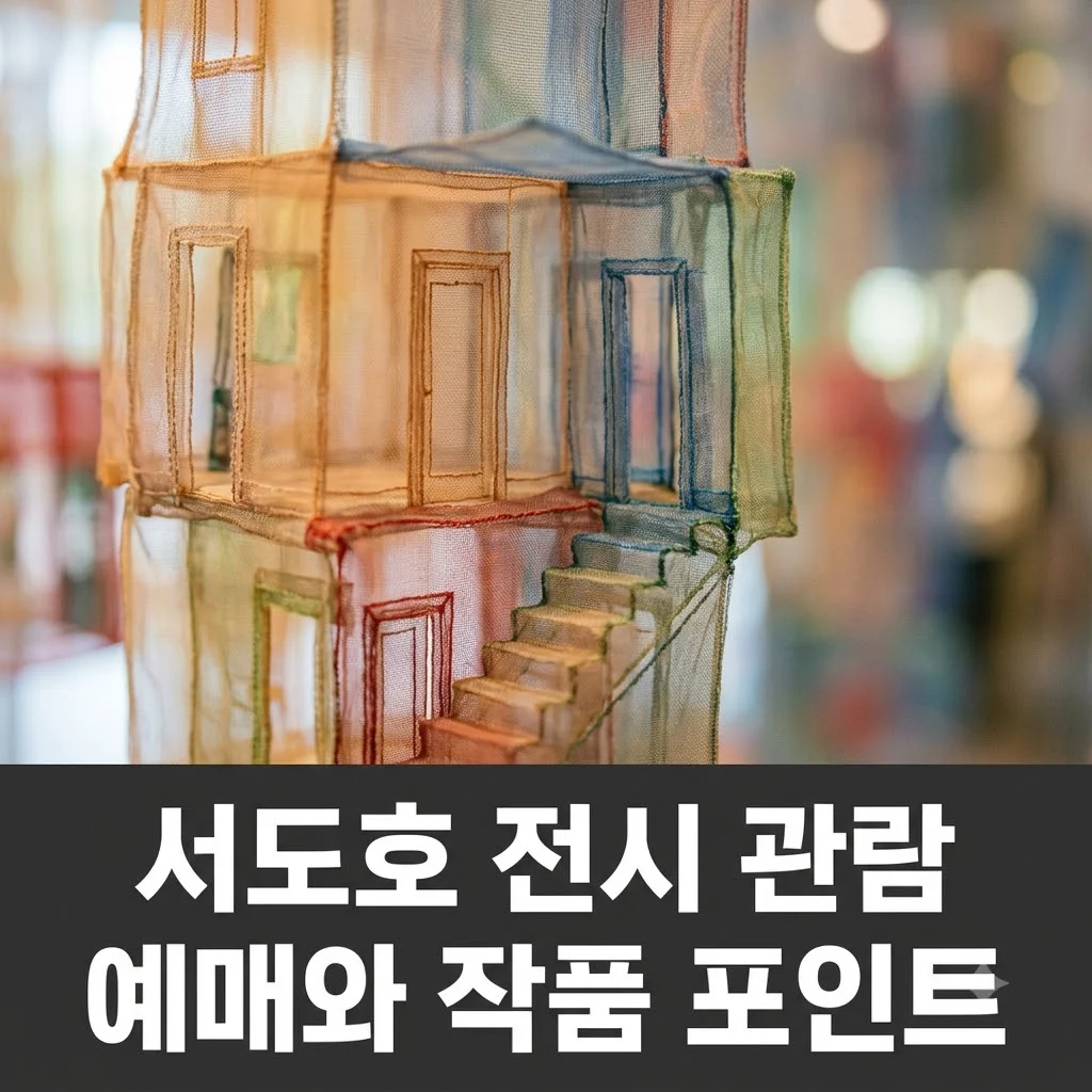 서도호 전시 예매 할인 및 완벽 관람 포인트 꿀팁 총정리