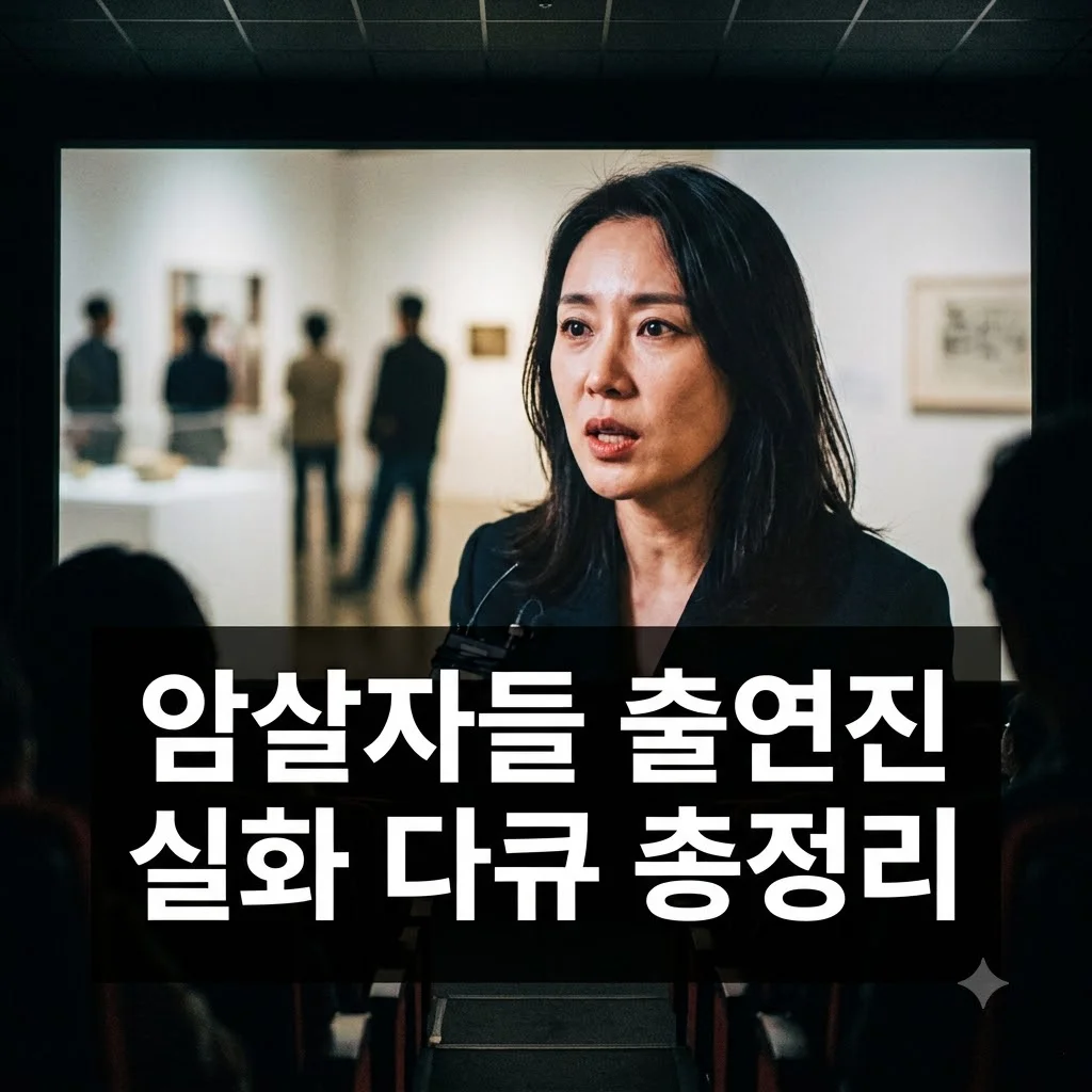 암살자들 출연진 정보 실화 다큐 등장인물 완벽 정리