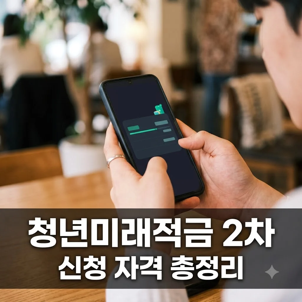 청년미래적금 2차 신청 자격과 조건 총정리! 최대 혜택 받는 법