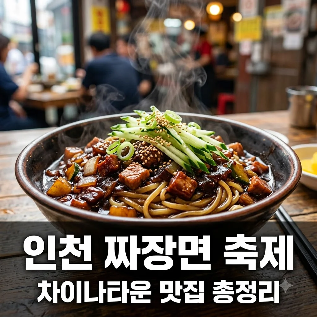 인천 짜장면 축제 2026 일정 맛집 위치 주차 총정리