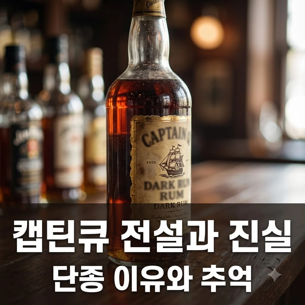 캡틴큐 단종 이유와 역사 총정리! 전설의 술 숙취와 대체주 종류