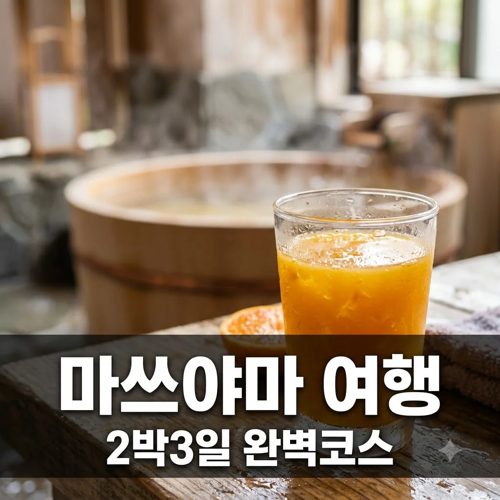 마쓰야마 여행 2박3일 코스 및 도고온천 무료 쿠폰 꿀팁