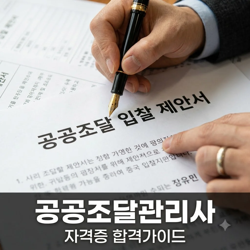 공공조달관리사 자격증 취득 방법과 시험 일정 취업 연봉 총정리