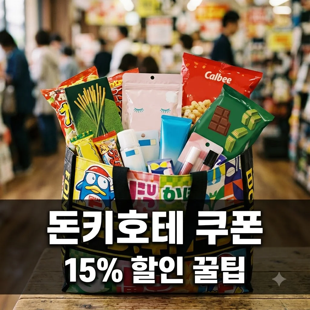 돈키호테 쿠폰 2026년 최신 발급 방법 및 15% 면세 할인 꿀팁