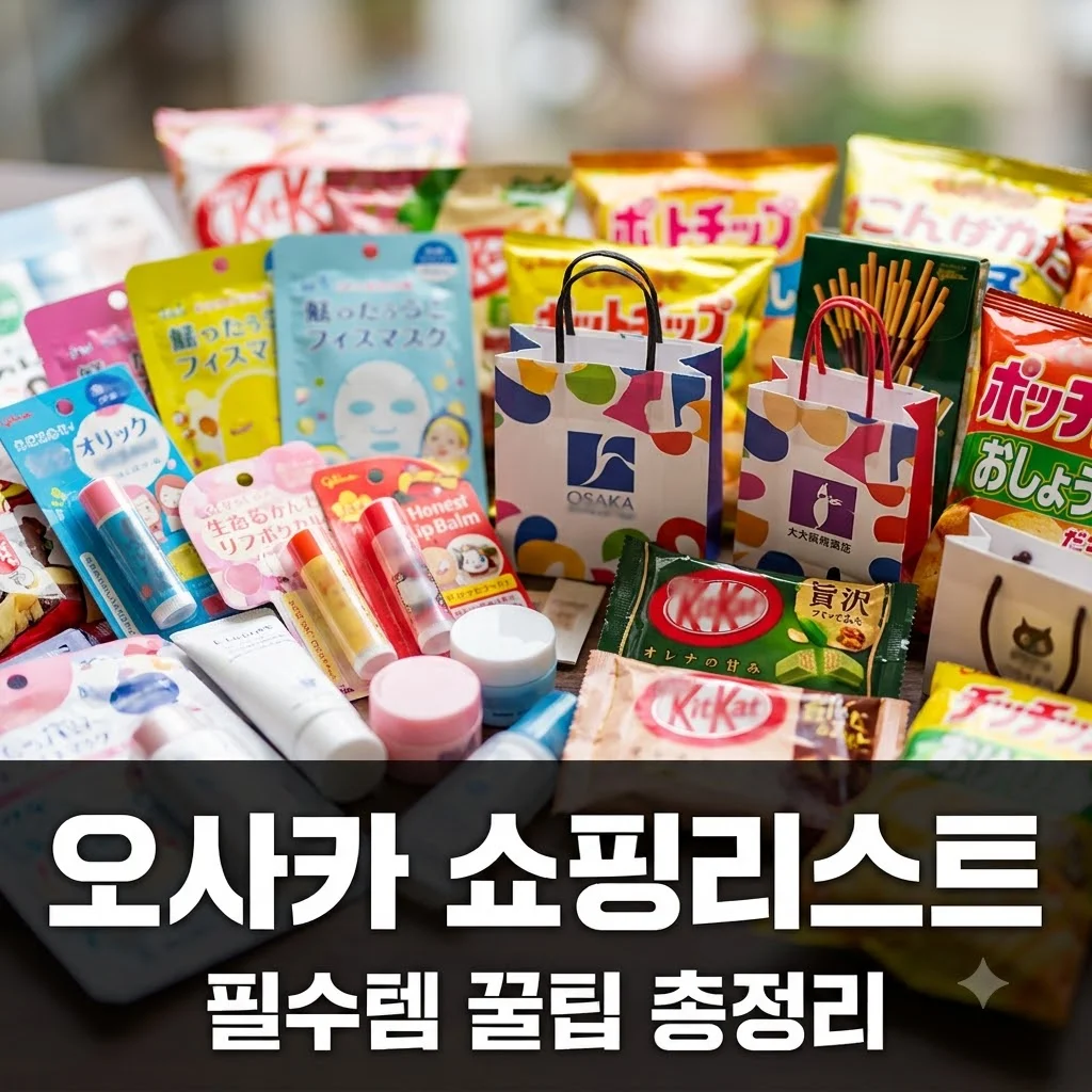 오사카 쇼핑리스트 2026 총정리 돈키호테 백화점 꿀팁