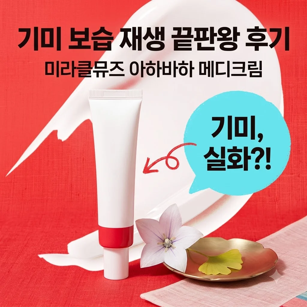 미라클뮤즈아하바하메디크림 기미 보습 재생 끝판왕 후기