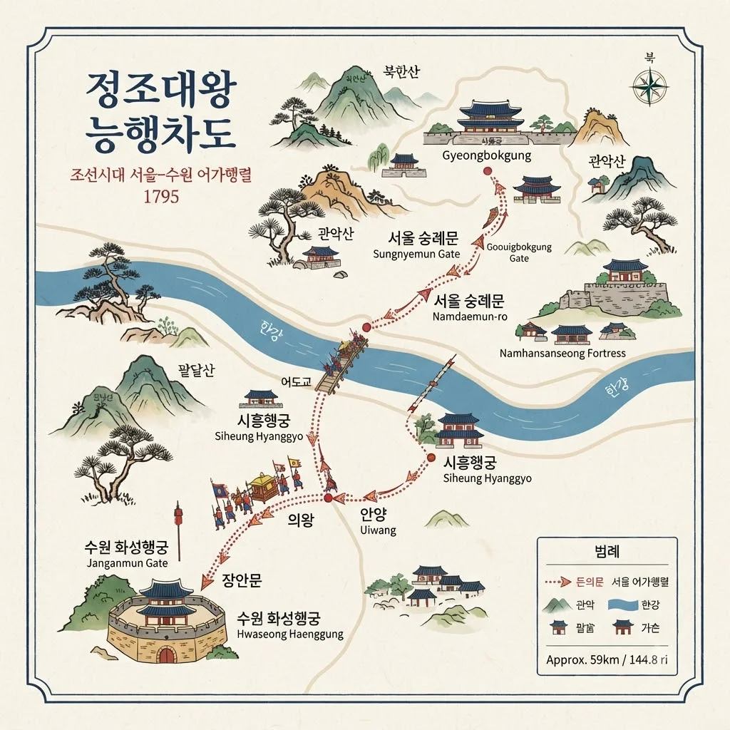어떤 코스로 이동하게 되나요?
