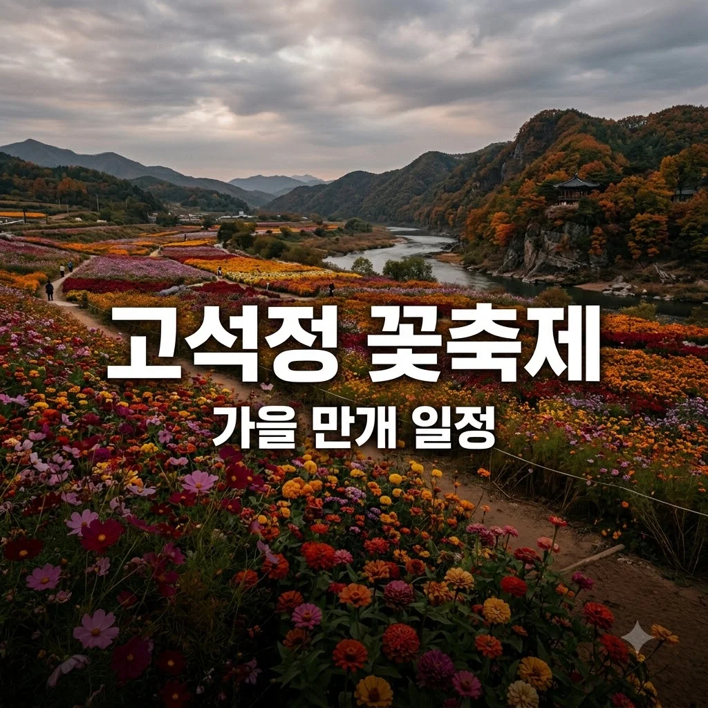 철원 고석정 꽃축제 2026 가을 일정과 주차장 정보