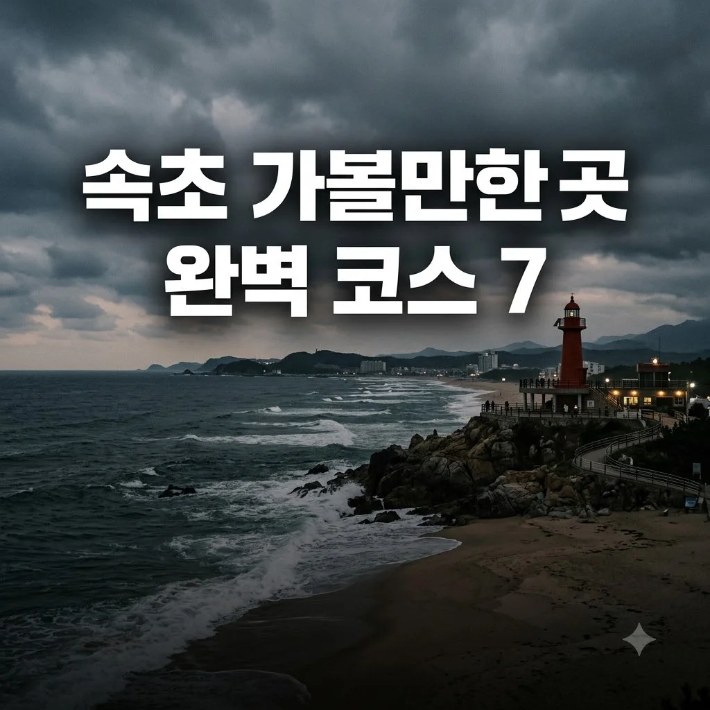 속초 가볼만한곳 베스트 7 코스, 2026년 최신 여행 완벽 정리