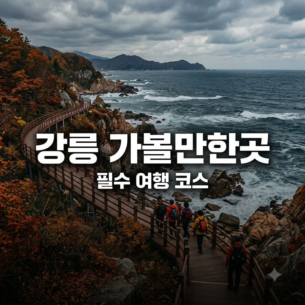 강릉 가볼만한곳 추천 BEST 4, 2026년 가을 여행 코스 정리