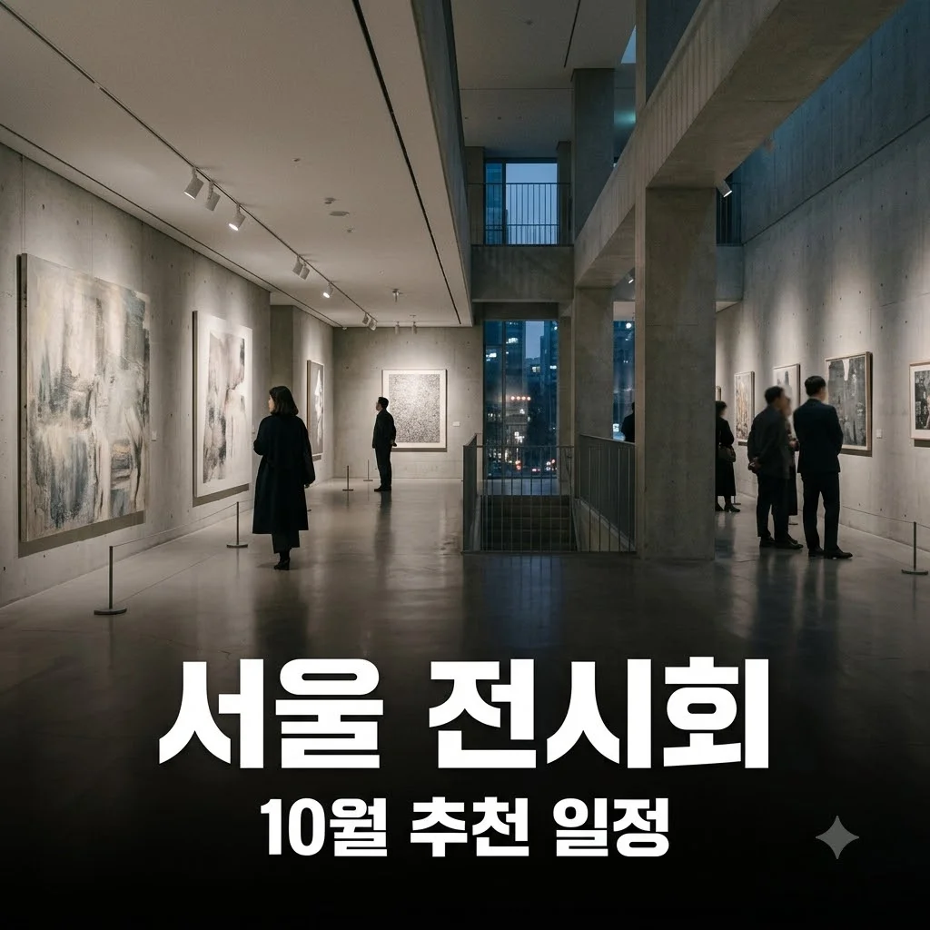 서울 전시회 10월 추천 일정 및 티켓 할인 정보