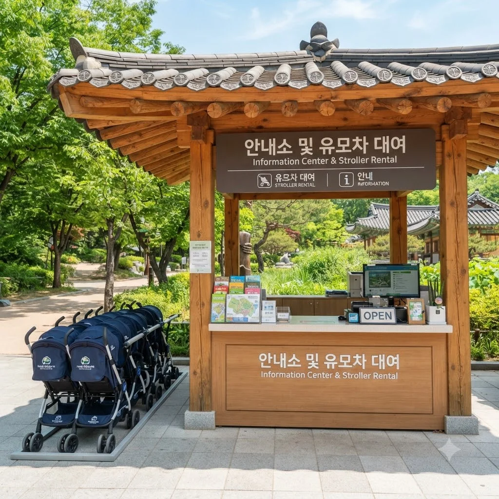 안성팜랜드 유모차 및 휠체어 대여가 가능한가요?