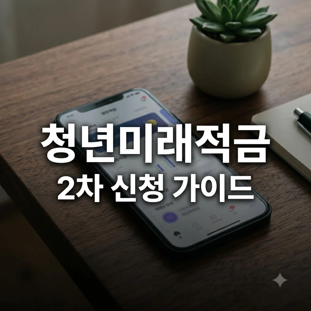 청년미래적금 2차 10월 신청일정 및 120만원 혜택 요약